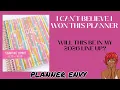 Planner Envy I can t believe I won this planner 2026 Planner Line Up