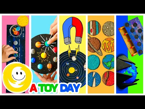 Download MP3 BEST 5 DIY Planets ACTIVE Crafts for kids | Planets Crafts Compilation | Top 5 fidget toys for kids