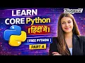 Learn Core Python in Hindi Part 4 Python for Beginners TechStack
