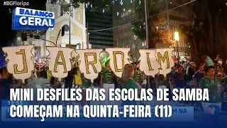 Mini desfiles de Carnaval movimentam a Beira-Mar Continental