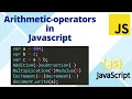 Arithmetic operators in javascript in hindi Javascript tutorial for beginners - 6