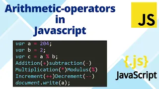 Arithmetic operators in javascript in hindi Javascript tutorial for beginners - 6