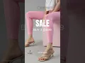Lagu Pink leggings premium cotton Lycra with stretch offer ends today grab urs soon