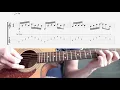 Sepultura - Beneath The Remains - acoustic intro - with TABS on screen