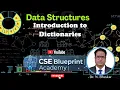 Introduction to Dictionaries Dictionary Data Structure Data Structures