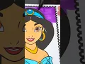 Coloring Princess Jasmine
