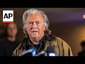 Steve Bannon says he feels empowered after serving 4 months in prison