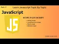 JavaScript Scope Explained Global Local Function Block Module Scope