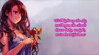 Nightcore - Beautiful Now (Remix) [Lyrics]