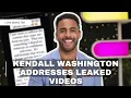 Kendall Washington addresses LEAKED s