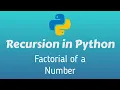 Recursion Examples PT-3 How to Find Factorial using Recursion Class 12 Computer Science