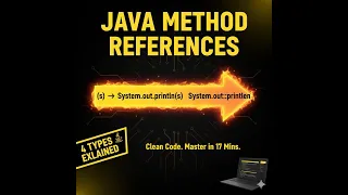Lambda to Method Reference Clean Code Master 4 types in 17 mins