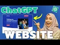 Create Website with ChatGPT Landing Page HTML CSS JavaScript Bootstrap