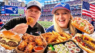 Wir essen alles im FOOTBALL Stadion in Amerika 🤯🍔