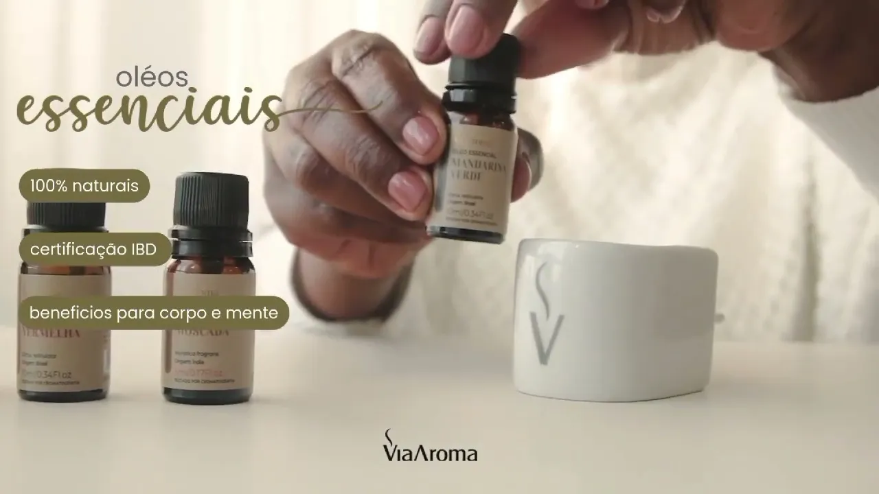 Vídeo do produto Óleo Essencial Cedro do Atlas Via Aroma - 10ml
