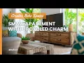 Creative Boho Spaces Small Apartment Living with Upcycled Charm