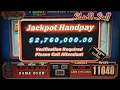 Massive Jackpot on Triple RED HOT Sevens slot