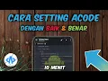 How to set up the acode application on Android