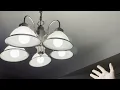 Showcasing Hampton Bay Halophane 5-Light Chandelier