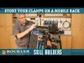 Storing Woodworking Clamps On a Mobile Rack Rockler Skill Builders