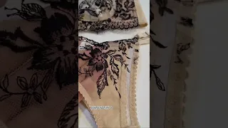 ست تمام تور برند JINAست جذاب با دو عدد شورت فانتزی رنگ ست مطابق عکس سایزبندی 80 85 90 95 