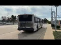 NJ Transit Bus Ride 608 Hamilton Rail Station 2010 NABI 416 15 5568