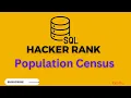 Population census HackerRank SQL solution Hacker Rank Solutions
