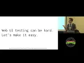 Beyond Unit Tests End to End Web UI Testing