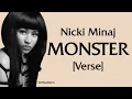 Nicki Minaj - MONSTER [Verse - Lyrics] pull up in the sri lanka, whatt am i a nicki fan?