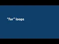 Python for Engineers Module 3 Part 5 for loops