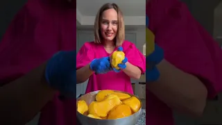 عصير مانجا من غير فزلكه 