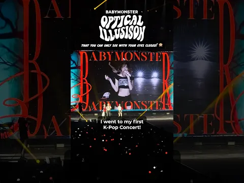 This BABYMONSTER optical illusion is breaking the internet!🙈🤯 #babymonster #kpop #opticalillusion