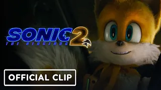 sonic the hedgehog 2 exclusive extended scene clip 2022 ben schwartz jim carrey
