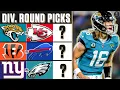 2022 NFL Divisional Round EARLY Expert Picks for EARLY LINES MORE CBS Sports