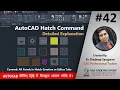AutoCAD Hatch Command AutoCAD Tutorials 42 2021-25