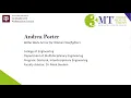 Andrea Porter Interdisciplinary Engineering in 2023-2023 3MT Final Competition