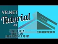 VB Net Tutorial - How to Open New Form From Another Form