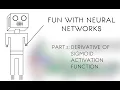 Part 2 Derivative of Sigmoid Activation Function