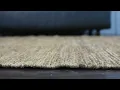 Hand Knotted Sumak Jute 8 x10 Eco-friendly Area Rug Solid Beige J00045