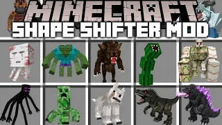 Minecraft METAMORPH IN TO BOSS MOD / DANGEROUS MORPH AND SHAPE SHIFTING !! Minecraft Mods