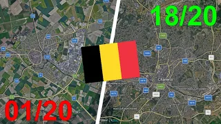 Je note les Rocades et Rings de 60 villes belges !