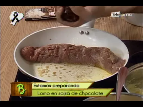 Lomo en salsa de chocolate 