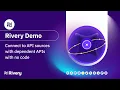 How to connect to API sources with dependent APIs via no code