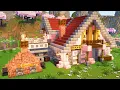 How to build Cherry Blossom Blacksmith - Minecraft tutorial