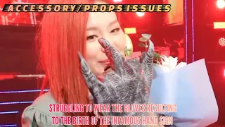 compilation of seulgis stage mistakes mishaps wardrobe malfunctions