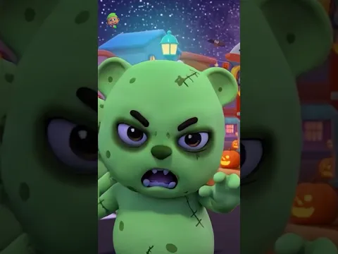Halloween Wheels on the Bus #spookybus #cartoon #toddler #song #kids #shorts #kidsvideos #viral #exp