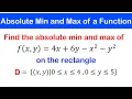 14a - Absolute Minimum and Maximum of Multivariable Functions 1
