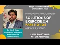 SOLUTIONS OF EXERCISE 2 4 Q1-Q5 PART 1 REAL ANALYSIS BARTLE SHERBERT