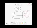 Multiplying using the box method