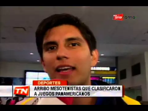 Arribó mesotenistas que clasificaron a juegos panamericanos